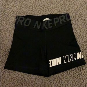Nike Pro Black Spandex Size S